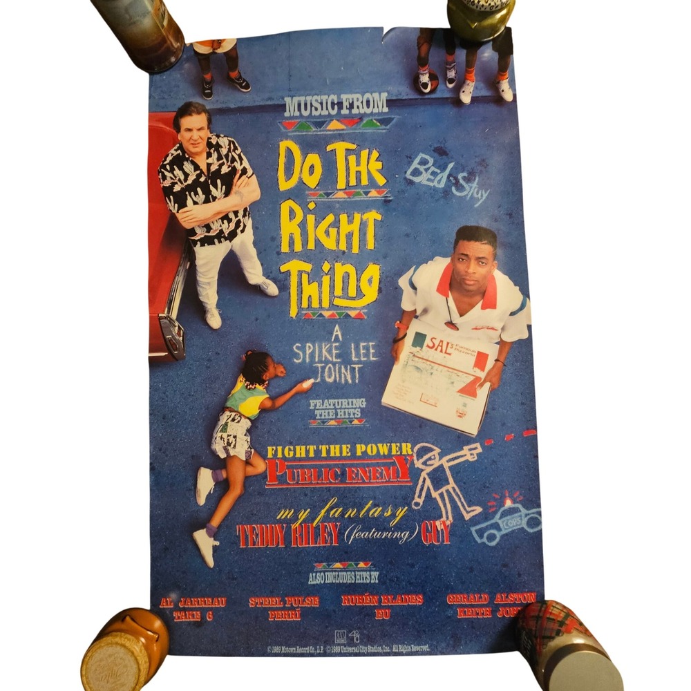 Do‎ the Right Thing 24x39 Vintage 1989 Soundtrack Promo Poster Motown Hip Hop